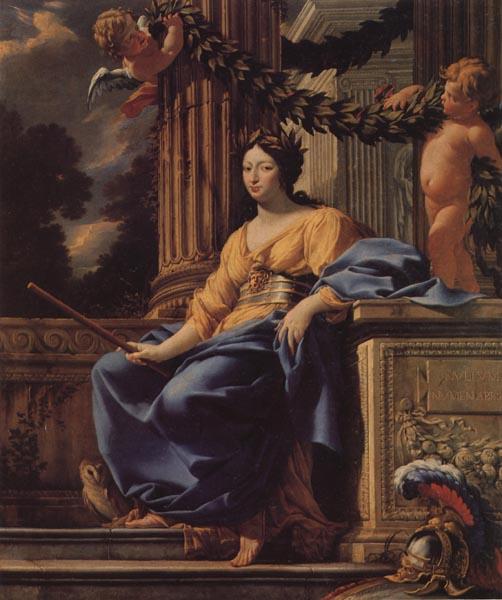 Simon Vouet Allegorical Portrait of Anne d'Autriche Sweden oil painting art